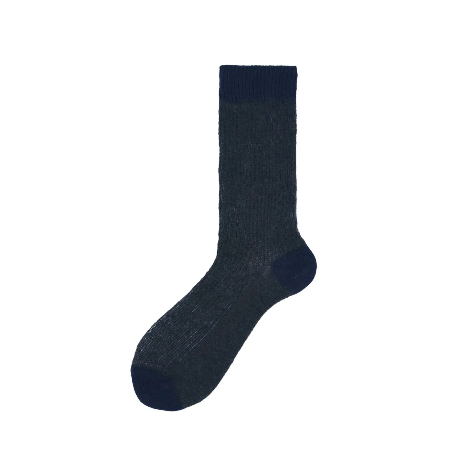 Calza corta a costa in mohair Jonathan