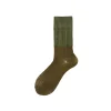 Calza corta a coste misto cashmere bicolor Jim