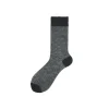 Calza corta con lana mohair a fantasie righe fini Billy