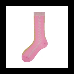Calza corta da donna in cotone con motivo a spiga Ashe