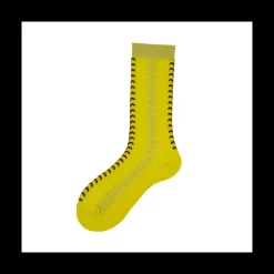 Calza corta da donna in cotone con motivo a spiga Ashe