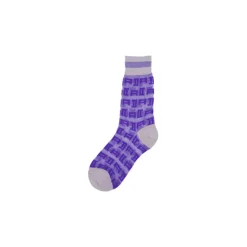 Calza corta da donna trasparente con logo Symbol