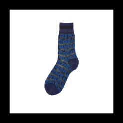 Calza corta da donna trasparente con logo Symbol