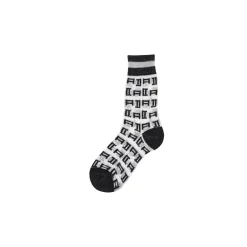 Calza corta da donna trasparente con logo Symbol