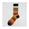Calza corta da uomo in cotone a coste e righe N°37