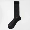 Calza corta di Natale in misto cashmere in fantasia Elf