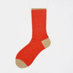 Calza corta di Natale in ciniglia tinta unita Martha