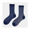 Calza corta donna in cotone a costa reversibile N.046