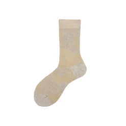 Calza corta in cotone a macchie Amelia