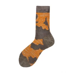 Calza corta in cotone a macchie Amelia