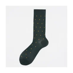 Calza corta in cotone a pois N°219