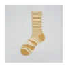 Calza corta in cotone a righe miste Jean