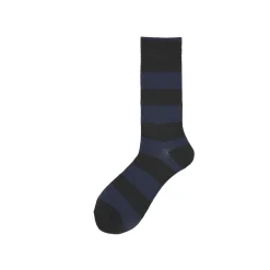 Calza corta in cotone a righe rugby Rigone