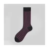 Calza corta in cotone a righe verticali N°045