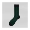 Calza corta in cotone a righe verticali N°045