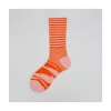 Calza corta in cotone a righe miste Jean