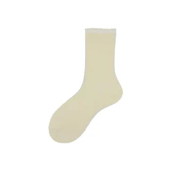 Calza corta in cotone con motivo liks diffuso Gilma