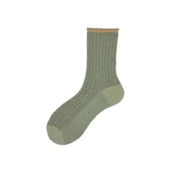 Calza corta in cotone con motivo liks diffuso Gilma