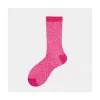 Calza corta in cotone con motivo broccato Smilace