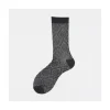 Calza corta in cotone con motivo broccato Smilace