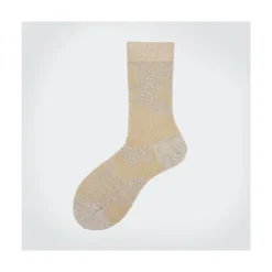 Calza corta in cotone e lurex a macchie Amelia