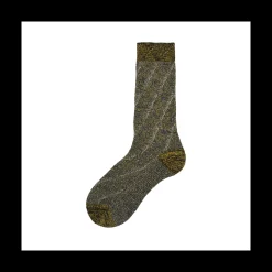 Calza corta in cotone fantasia links Helene