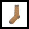 Calza corta in cotone fantasia links Helene