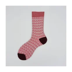 Calza corta in cotone in fantasia con le api Naomi