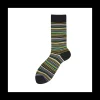 Calza Corta in Cotone Multiriga Emerald