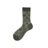 Calza corta in cotone overcheck Check