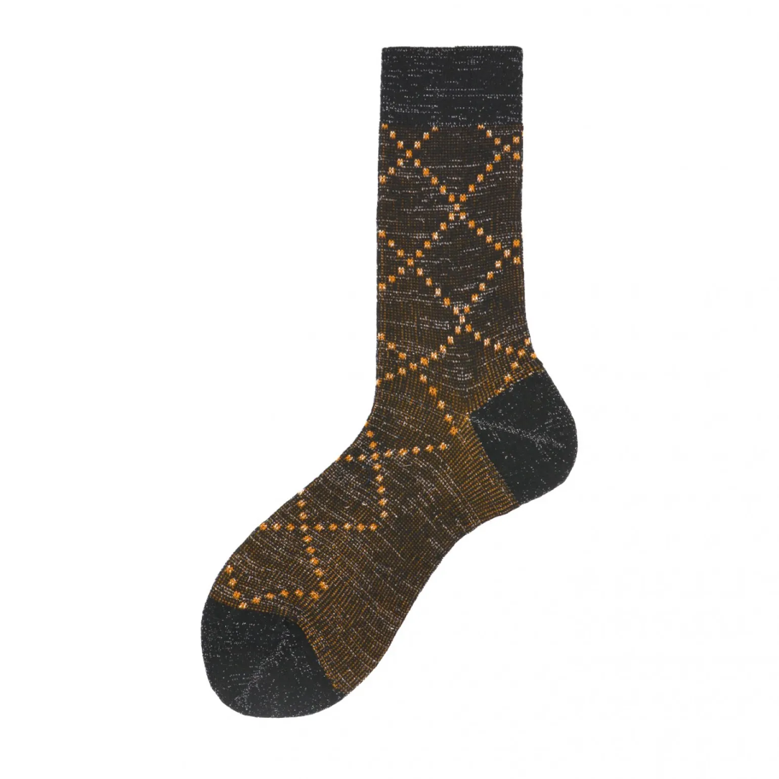 Calza corta in cotone overcheck Check