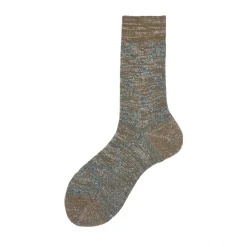 Calza corta in cotone overcheck Check