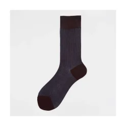 Calza corta in cotone oxford Mirto