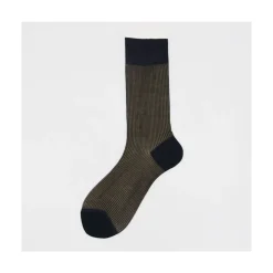 Calza corta in cotone oxford Mirto