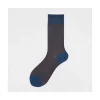 Calza corta in cotone oxford Mirto