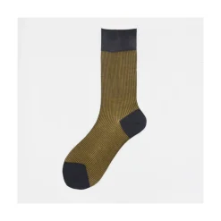 Calza corta in cotone oxford Mirto