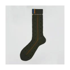 Calza corta in cotone stile orologio Tag