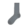 Calza corta in lana e lurex a coste N.279