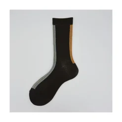 Calza corta in lana vergine e lurex Altea
