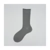 Calza corta in misto cashemere a coste e tip in lurex Justine