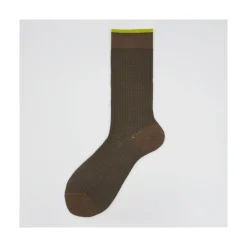 Calza corta in misto cashmere in fantasia pied de poule Gianni