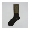 Calza corta in misto cashemere bicolor Pam