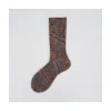 Calza corta in mohair e lana vergine effetto tie-dye Elina