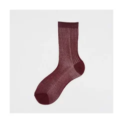 Calza corta in viscosa lurex tinta unita Camilla