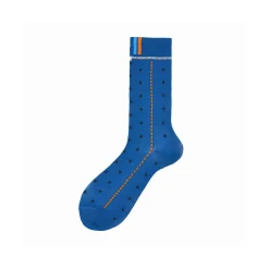 Calza corta uomo in cotone con disegno orologio Monaco