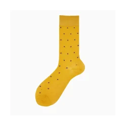 Calza corta uomo in cotone con pois N.219