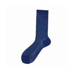 Calza corta uomo in cotone links jacquard a righe Pyne