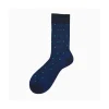 Calza corta uomo in cotone con pois N.219