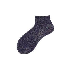 Calza da sneaker in lurex multicolor a coste Zoe