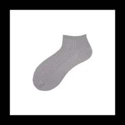 Calza da sneaker in lurex multicolor a coste Zoe